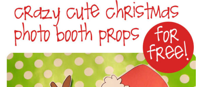 super cute christmas photo booth props