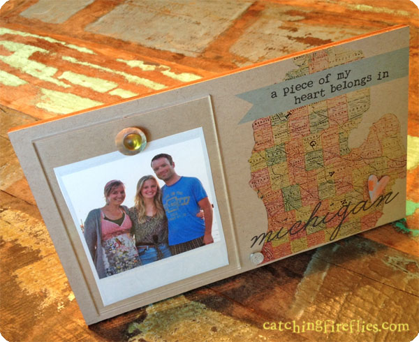 custom state photo frame