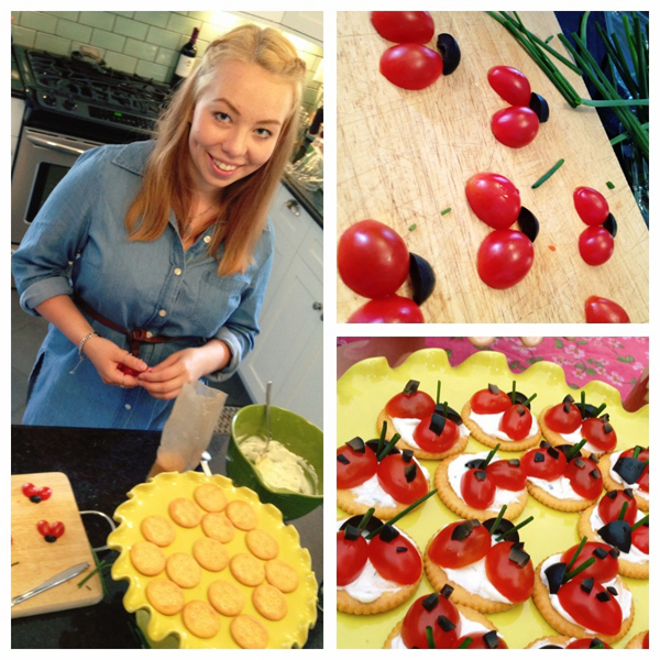 ladybug appetizers