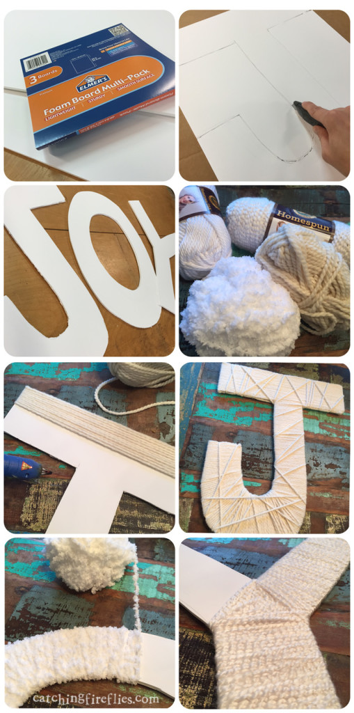 joy yarn letters