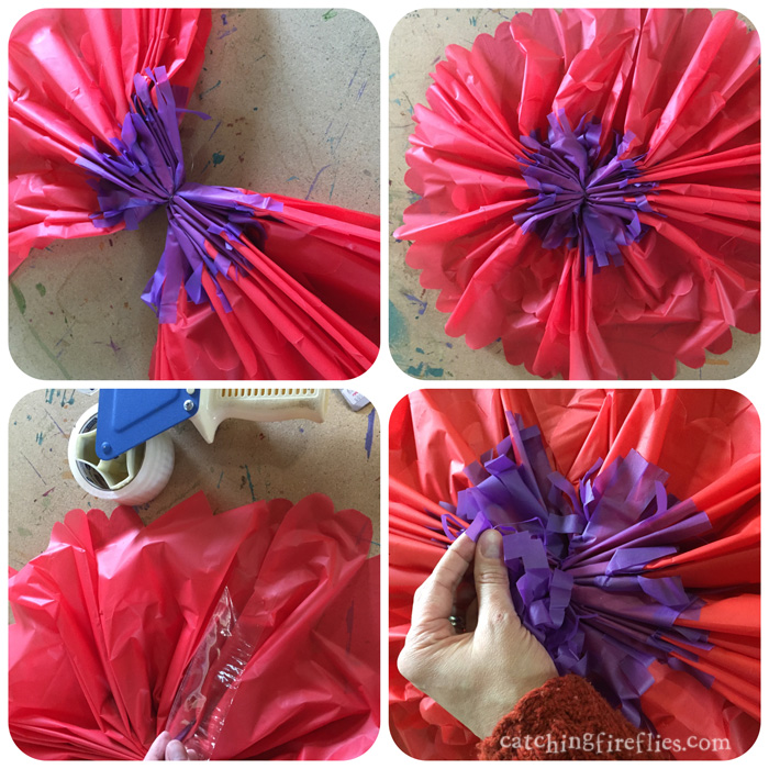 diy large tissue flowers