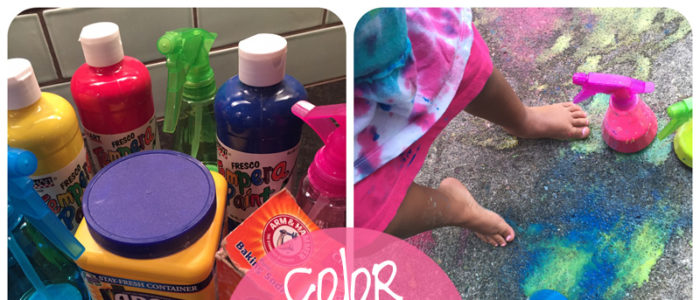 color play spray chalk